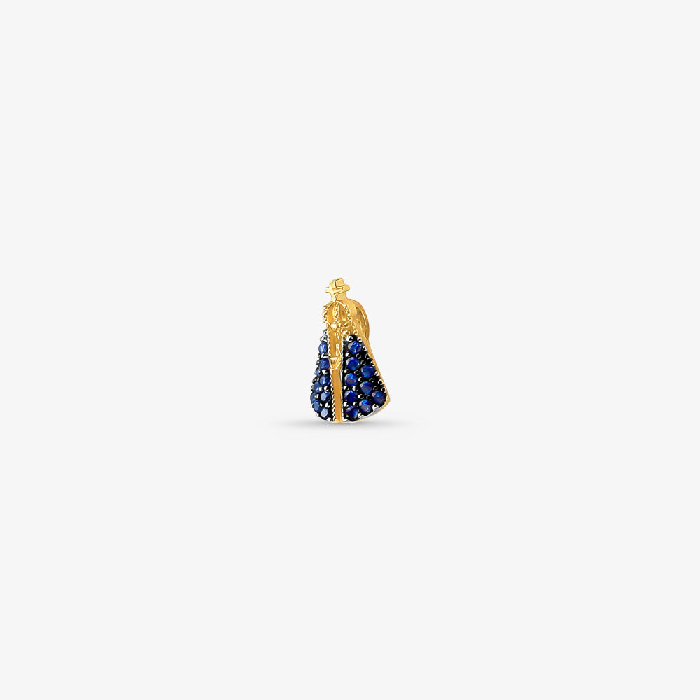 Pingente N.Sra Aparecida zirconia 0,75g ouro 18k750