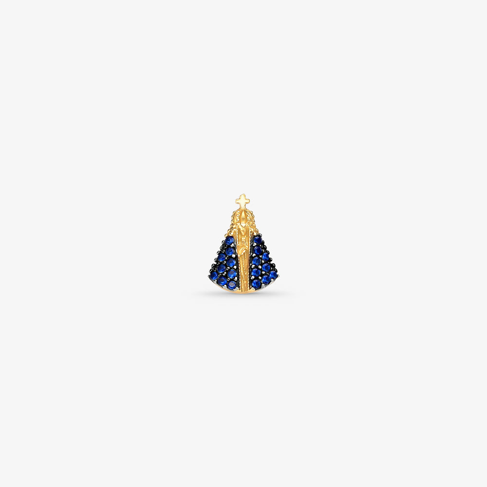 Pingente N.Sra Aparecida zirconia 0,75g ouro 18k750