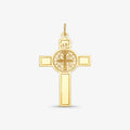 Pingente Cruz São Bento em Ouro Amarelo 18K