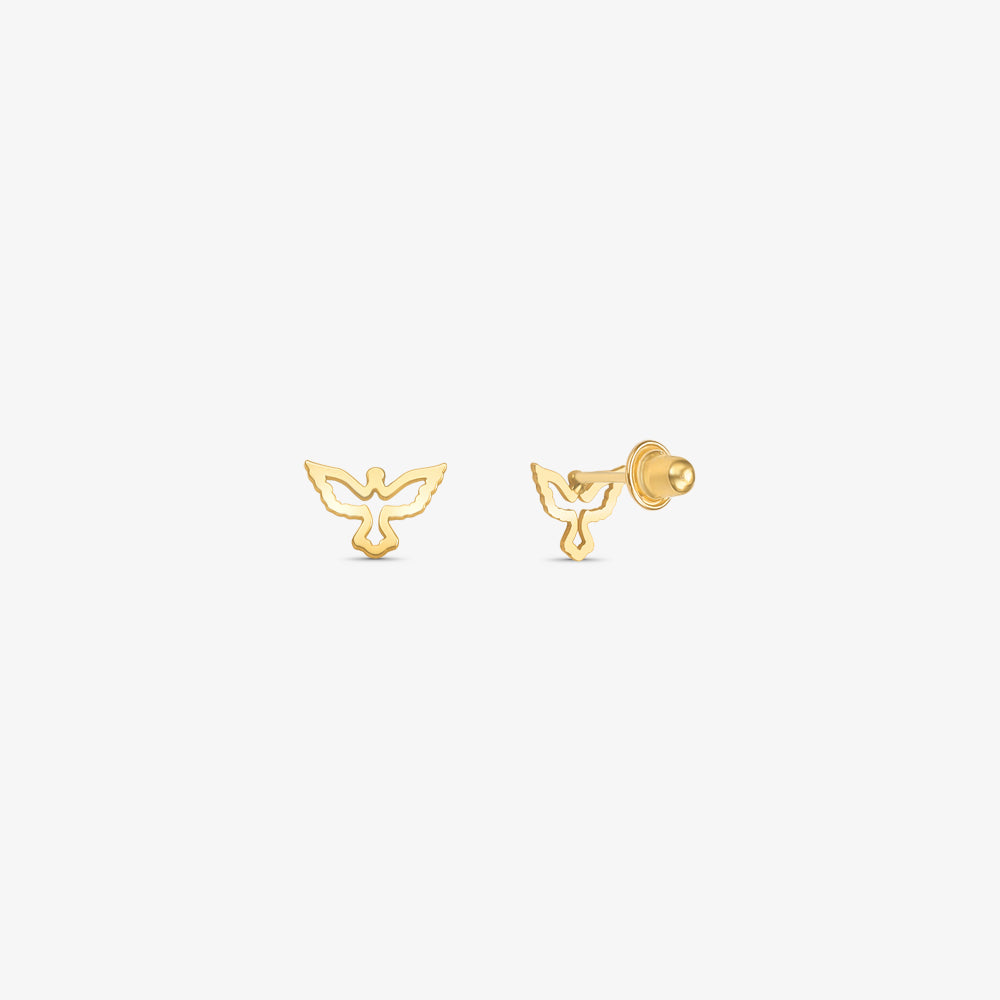 Brinco Divino em Ouro Amarelo 18K