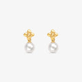 Brinco Pérola em Ouro Amarelo 18K