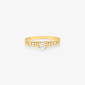 Anel Solitário Classic em Ouro Amarelo 18K