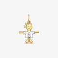 Pingente Menina I em Ouro Amarelo 18K