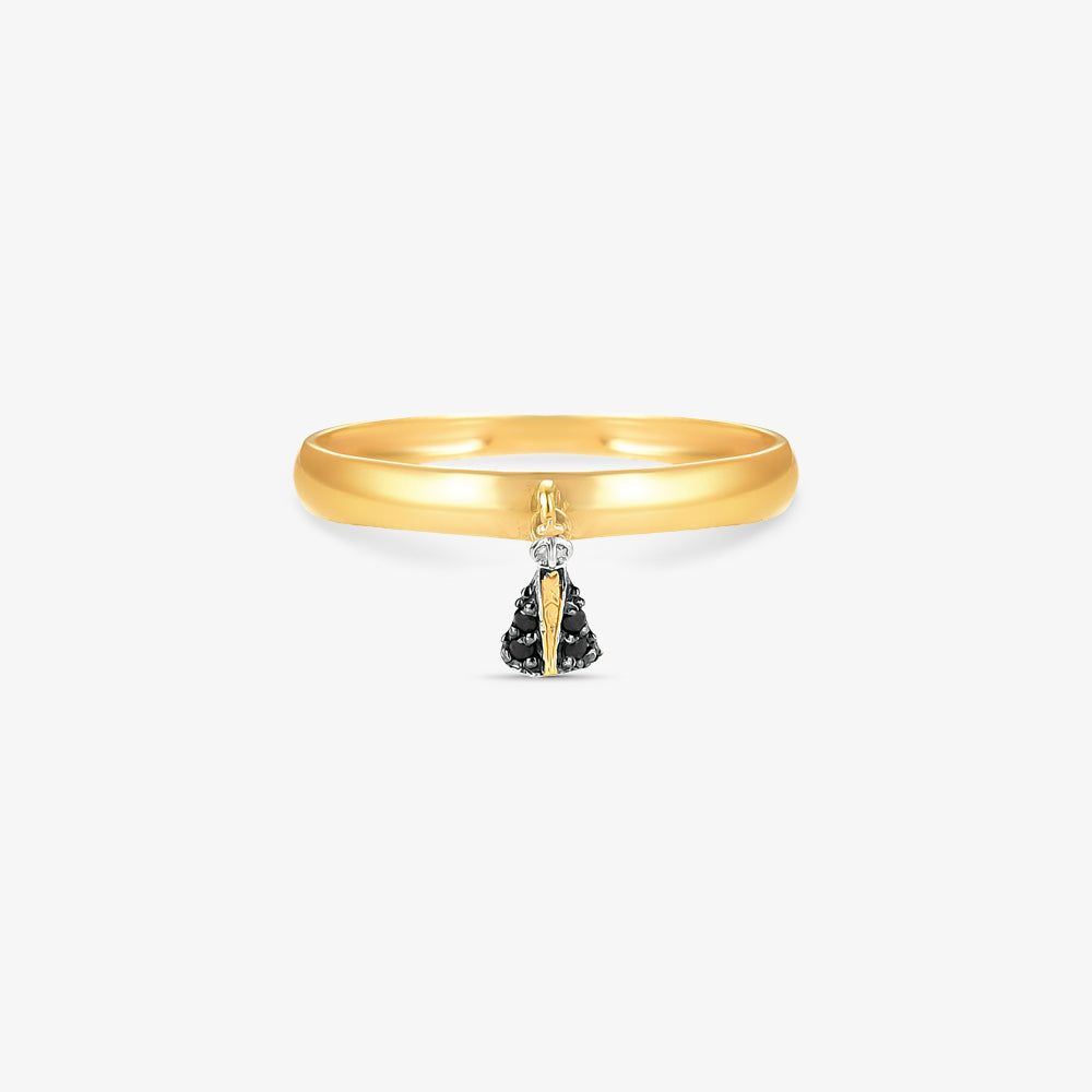 Anel N. Sra. Aparecida em Ouro 18K