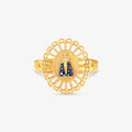 Anel N.Sra. Aparecida em Ouro Amarelo 18K