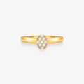 Anel Navete em Ouro Amarelo 18K