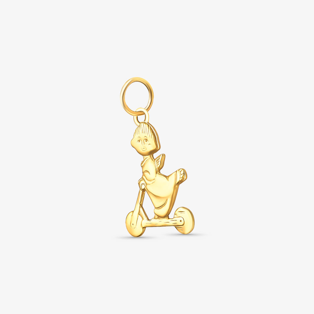 Pingente Anjo em Ouro Amarelo 18K