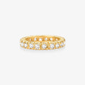 Aliança Glamuor com Diamantes em Ouro Amarelo 18K