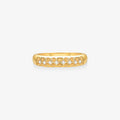 Anel Divine com Diamantes em Ouro Amarelo 18K