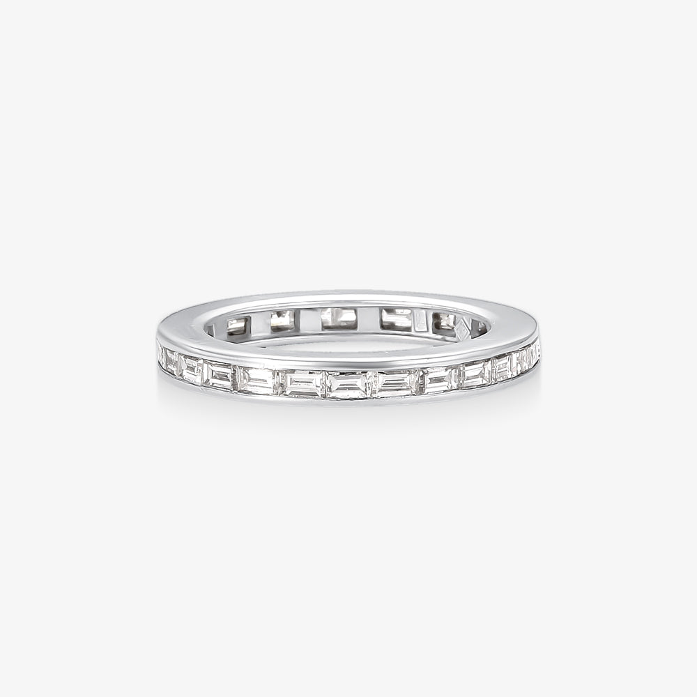 Aliança Divine Inteira com Diamantes em Ouro Amarelo 18K