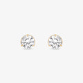 Brinco Ponto de Luz Grande em Ouro Amarelo 18K