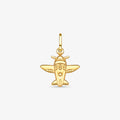Pingente Avião em Ouro Amarelo 18K