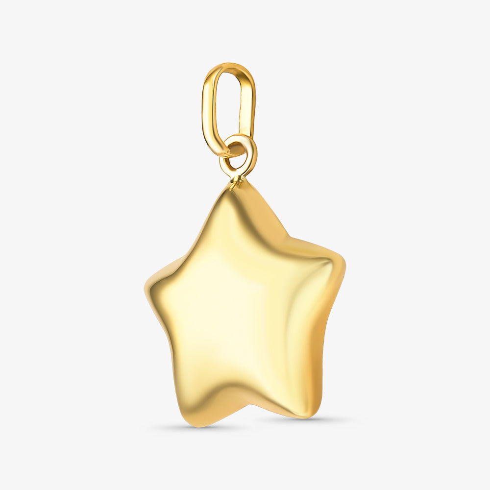 Pingente Estrela em Ouro Amarelo 18K