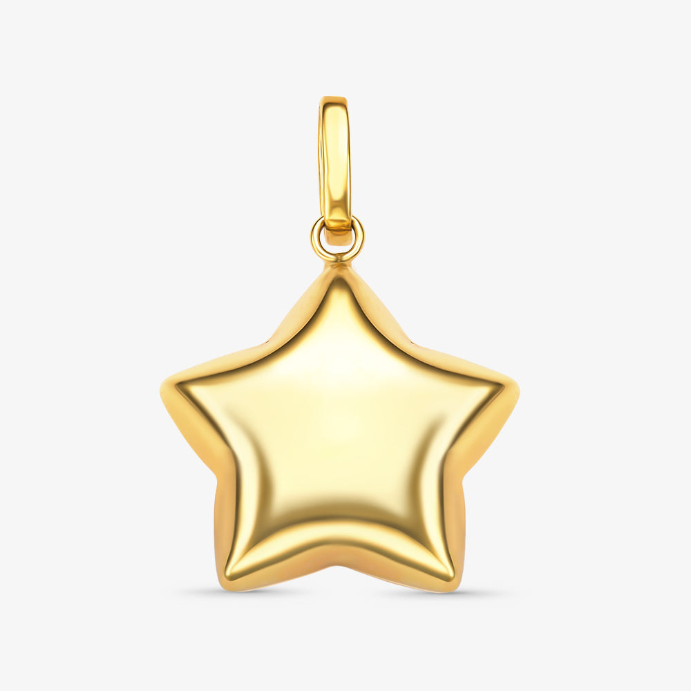 Pingente Estrela em Ouro Amarelo 18K