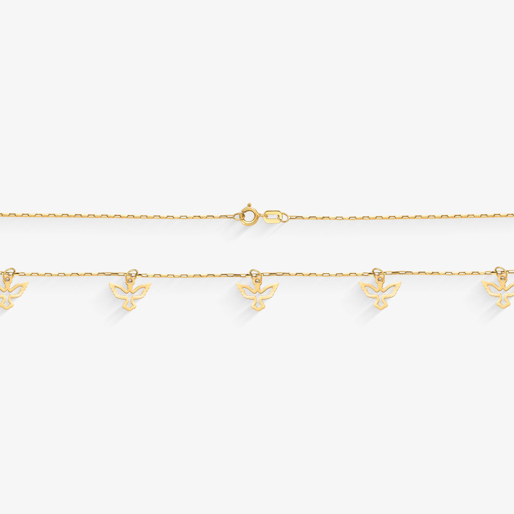 Gargantilha Divino em Ouro Amarelo 18K, 50cm