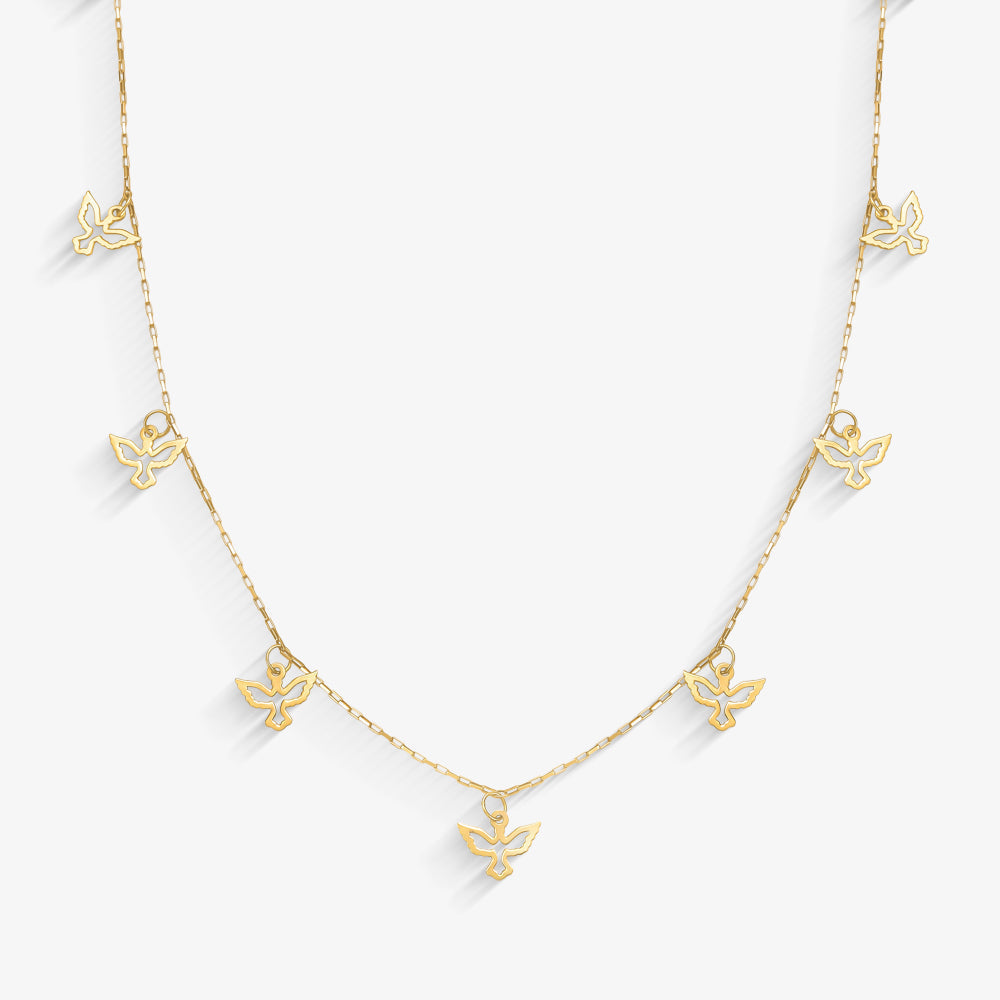 Gargantilha Divino em Ouro Amarelo 18K, 50cm