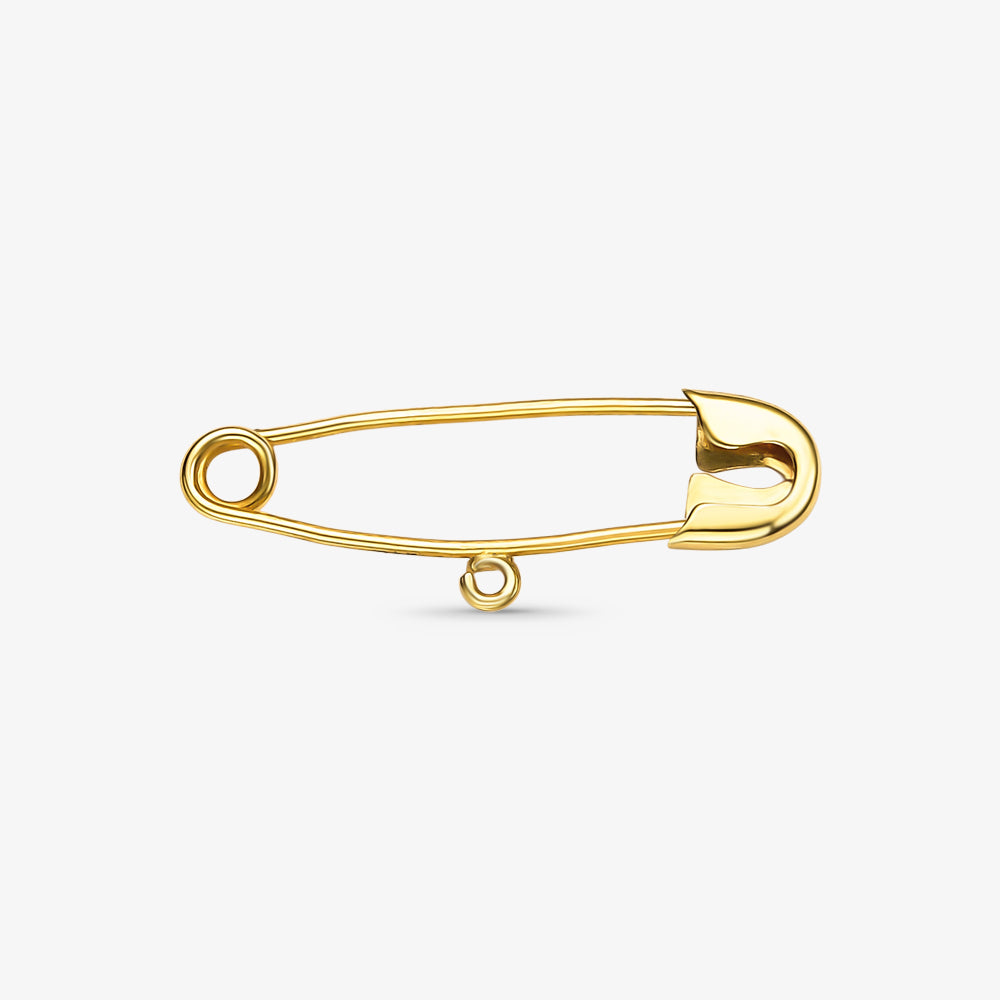 Alfinete Fio 22mm em Ouro Amarelo 18K