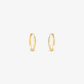 Brinco Argola Fio Redondo em Ouro Amarelo 18K