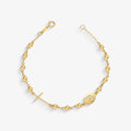Pulseira Terço N.Sra em Ouro Amarelo 18K<