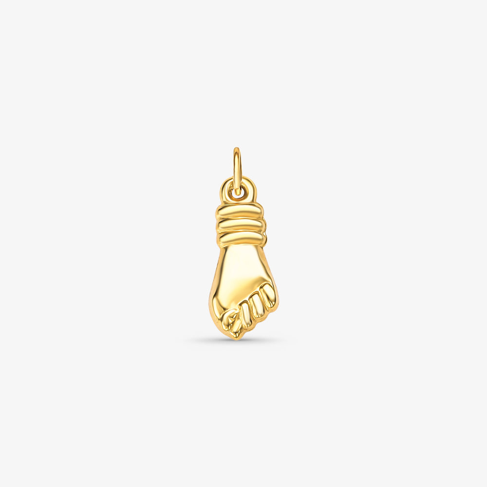Pingente Figa V em Ouro Amarelo 18K