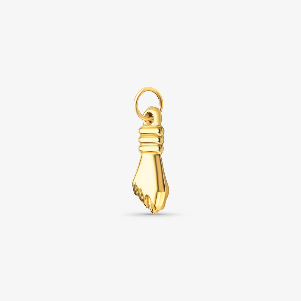 Pingente Figa V em Ouro Amarelo 18K