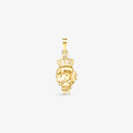 Pingente Menina com Coroa em Ouro Amarelo 18K
