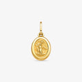 Pingente Medalha Anjo da Guarda P em Ouro Amarelo 18K