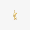 Pingente Menina Coração em Ouro Amarelo 18K