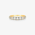 Anel Aparador Bicolor em Ouro Amarelo 18K