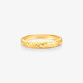 Anel Aparador Estamparia em Ouro Amarelo 18K