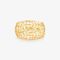 Anel Estamparia em Ouro Amarelo 18K
