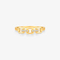 Anel Corrente em Ouro Amarelo 18k