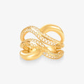 Anel Trabalhado em Ouro Amarelo 18k