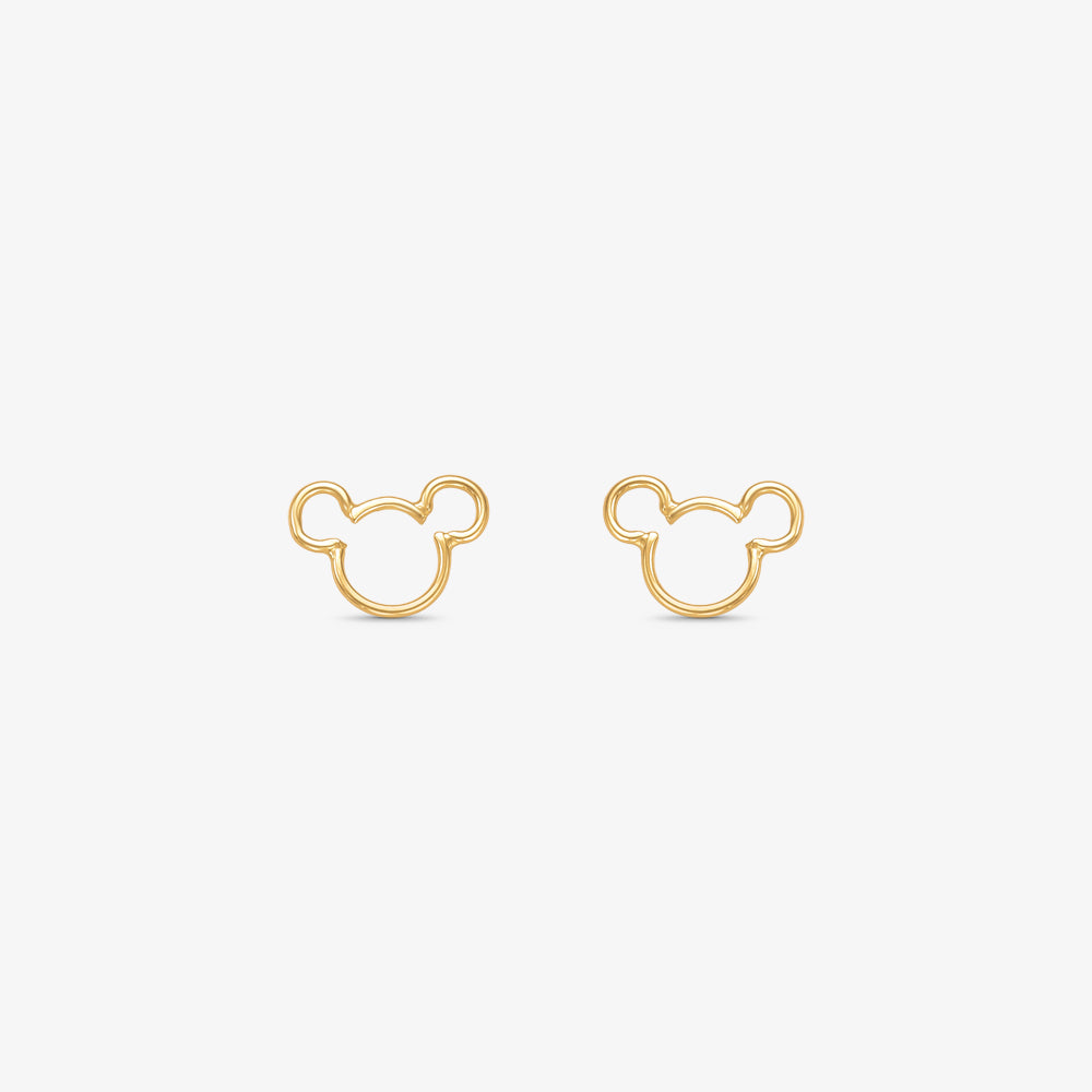 Brinco Baby Mickey Fio em Ouro Amarelo 18K