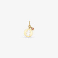 Pingente Menina com Pedras em Ouro Amarelo 18K