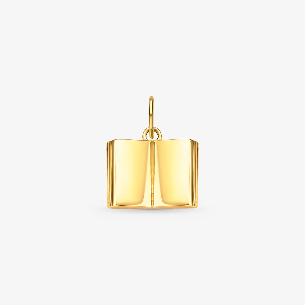 Pingente Livro Aberto em Ouro Amarelo 18K