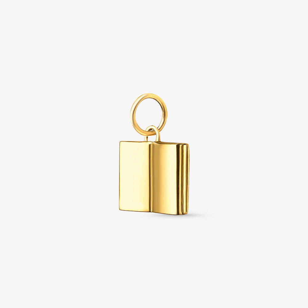 Pingente Livro Aberto em Ouro Amarelo 18K
