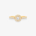 Anel Solitário Serena com Diamante em Ouro Amarelo 18K