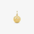 Pingente Medalha Deus Te Guie em Ouro Amarelo 18K