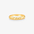 Anel Estamparia em Ouro Amarelo 18K