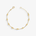 Pulseira Infantil Cartier Bolinhas em Ouro Amarelo 18K