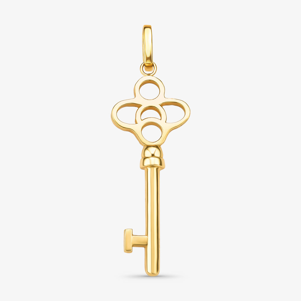 Pingente Chave em Ouro Amarelo 18K