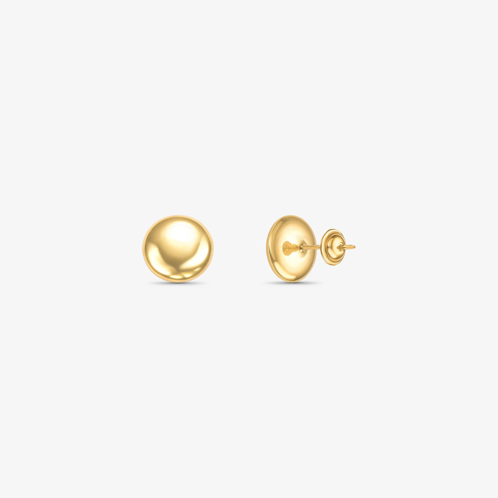 Brinco Lentilha em Ouro Amarelo 18K