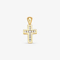 Pingente Cruz com Diamantes em Ouro 18K