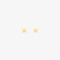 Brinco Infantil Estrela Lisa P em Ouro Amarelo 18K