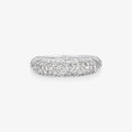 Anel Pavé XIII com Diamantes em Ouro Branco 18K