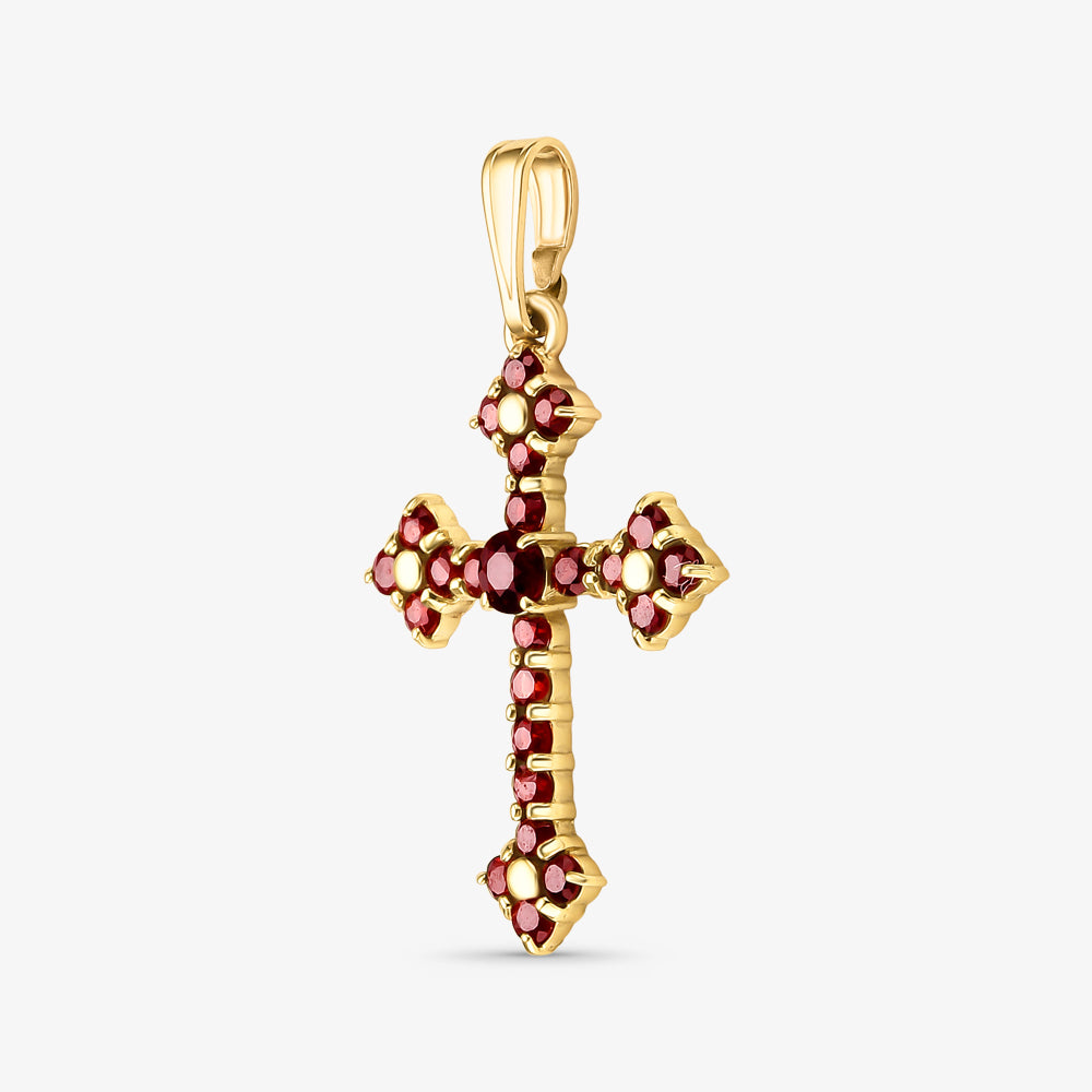 Pingente Rubilitas Naturais em Ouro Amarelo 18K