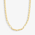 Corrente Piastrine em Ouro Amarelo 18K, 70cm