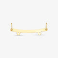 Pingente Canga com 2 Lisas em Ouro Amarelo 18K