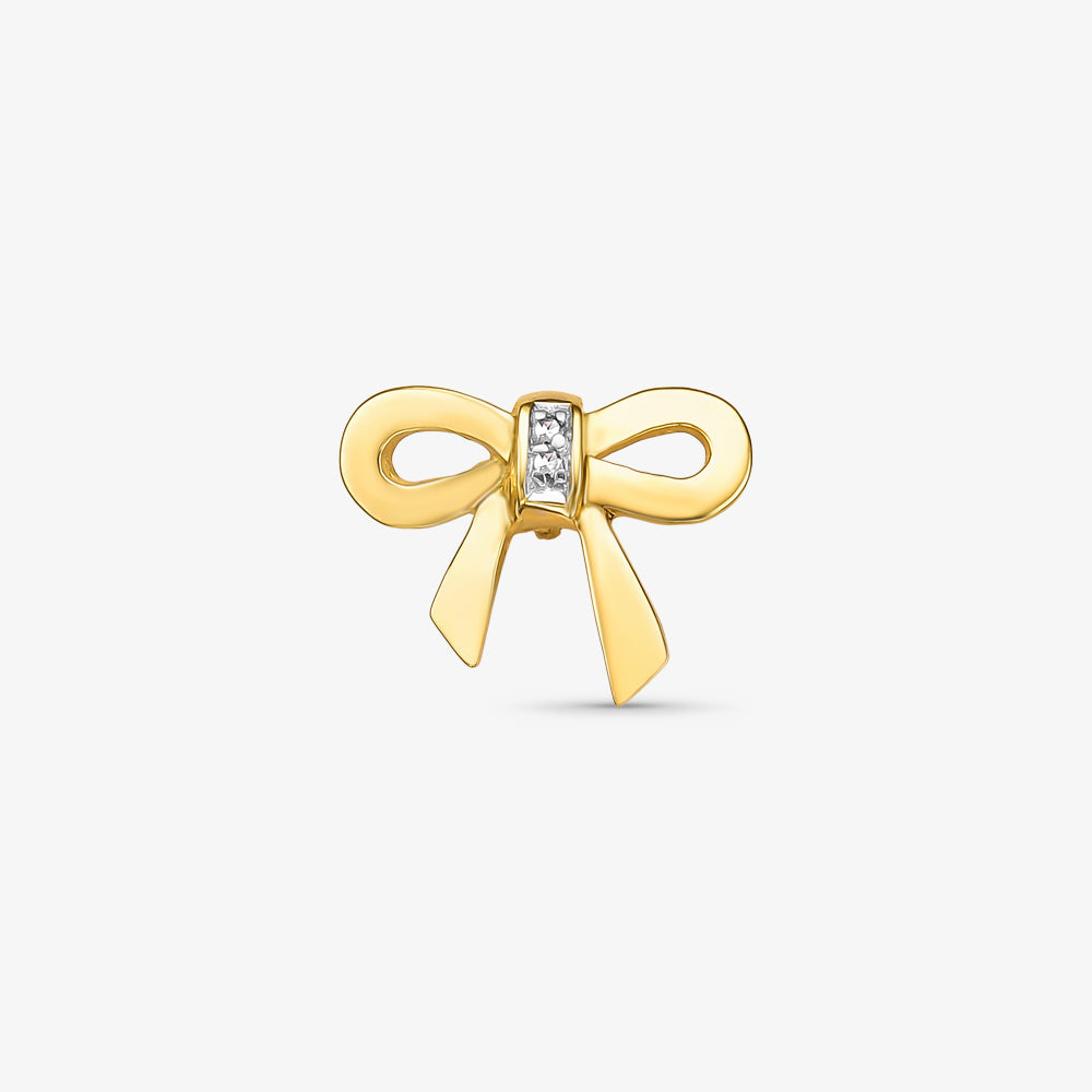 Pingente Laço em Ouro Amarelo 18K